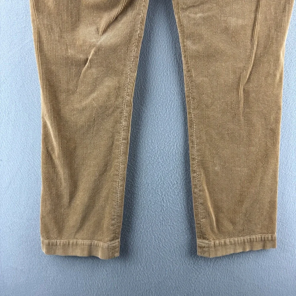 Ralph Lauren Rugby Pants Mens 36 (Fits 36x30) Beige Corduroy Cotton Chino